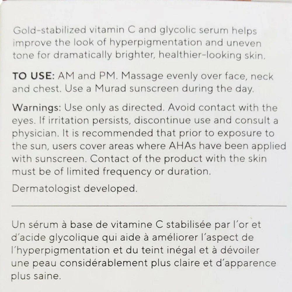 **3/$18** BEAUTY – MURAD Vita-C Glycolic Serum - Picture 5 of 8